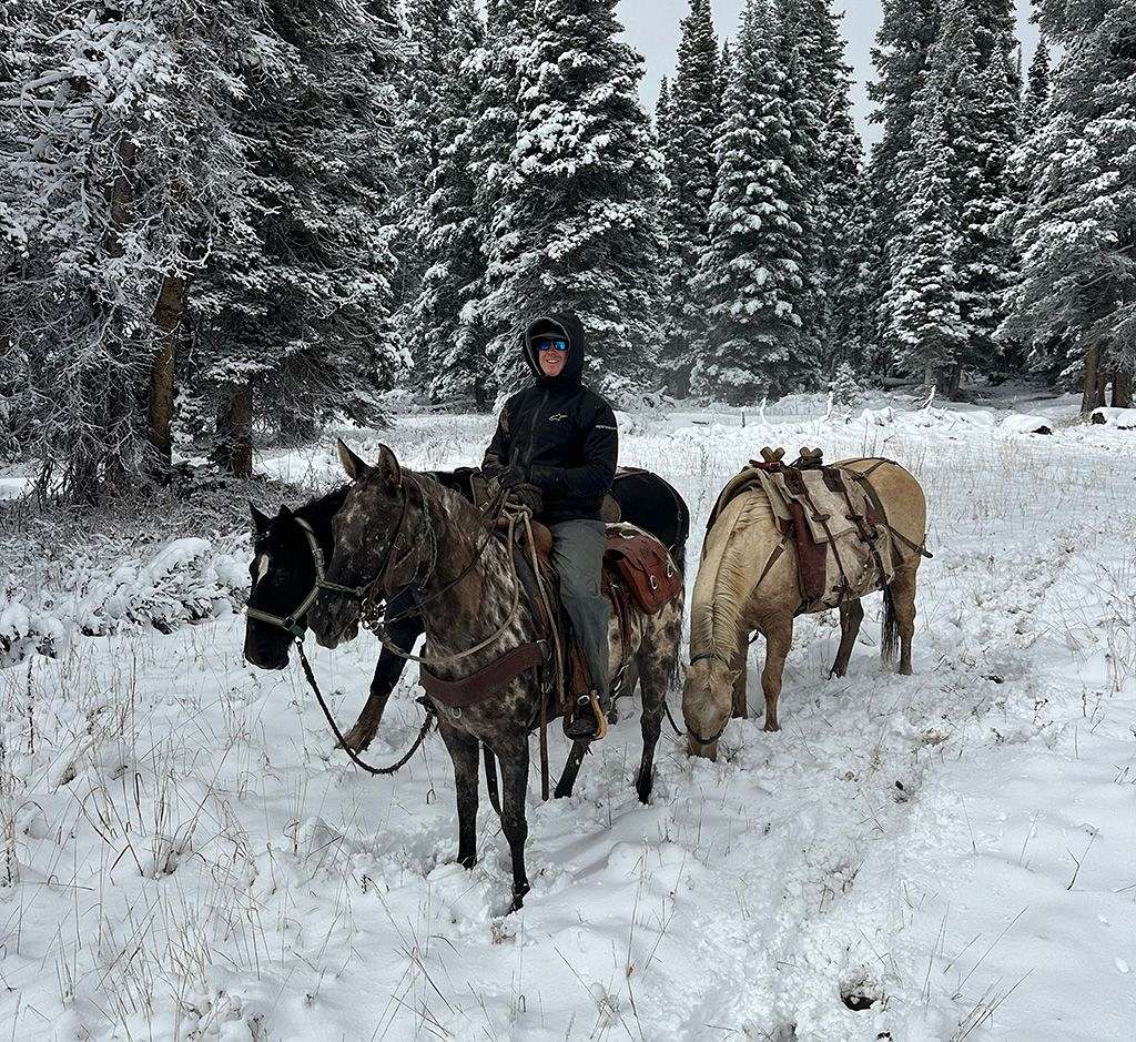Black Leopard Trail & Pack Appaloosa Mare