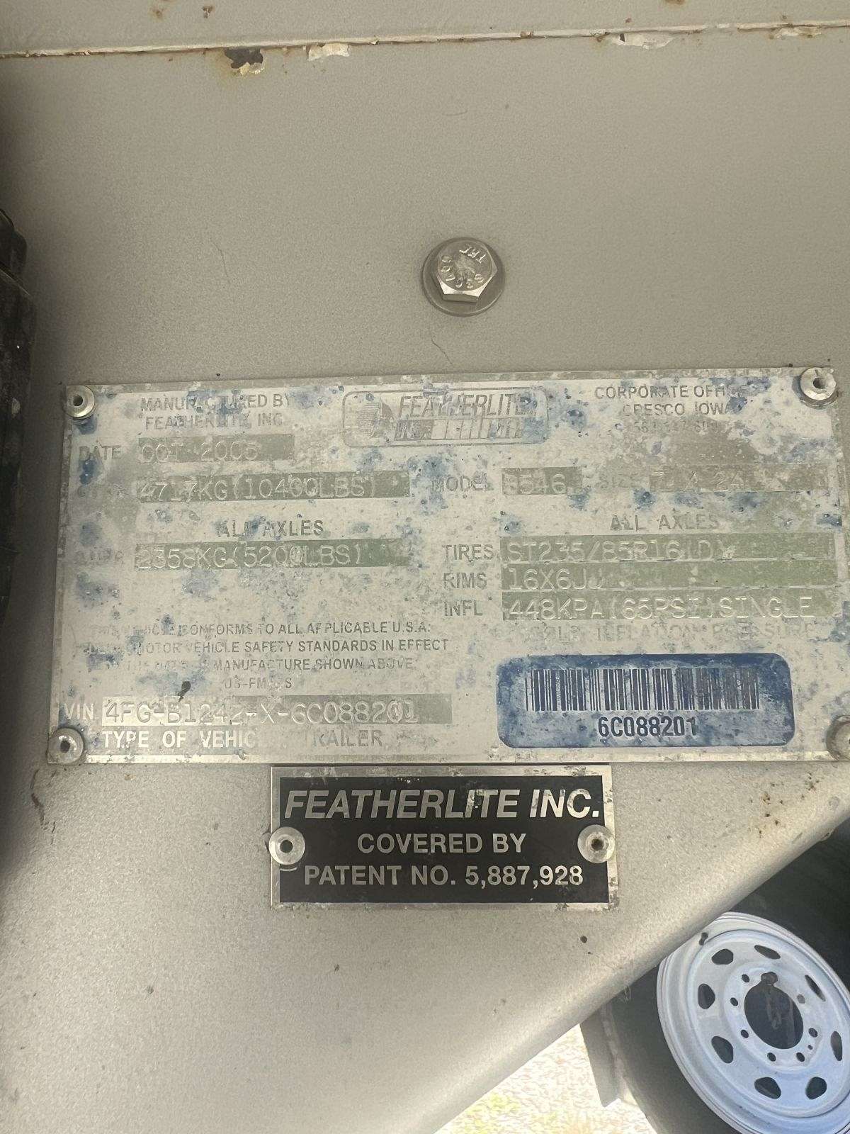 2006 Featherlite 8546