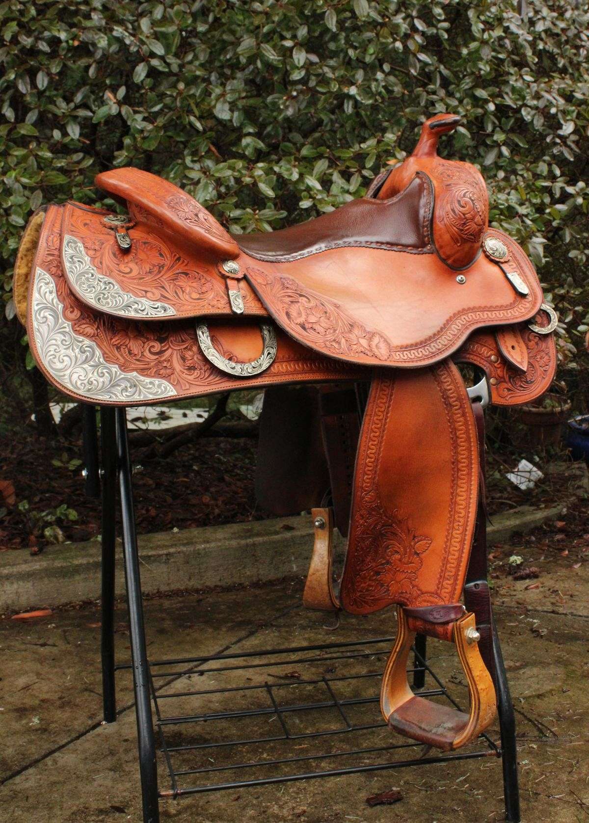 15.5" Michelle Liggett Custom Reining Saddle