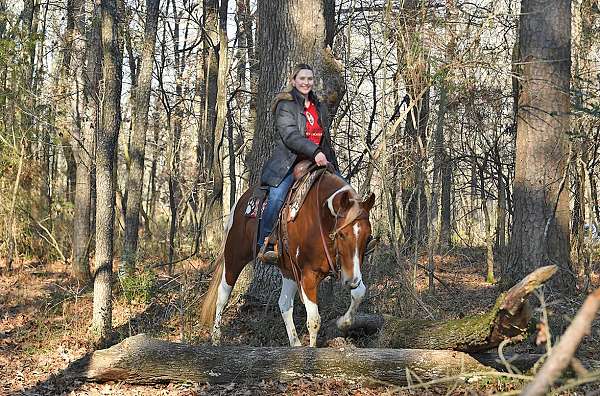 family-paint-horse